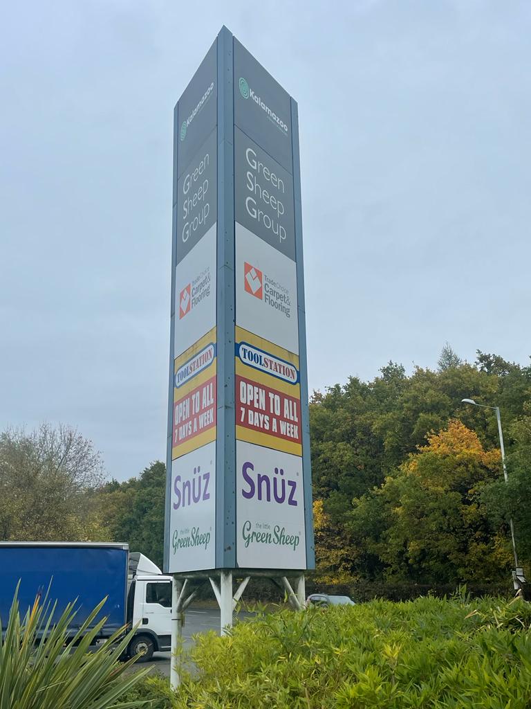 Signs Express Birmingham SW complete multisite rebrand for Adare SEC