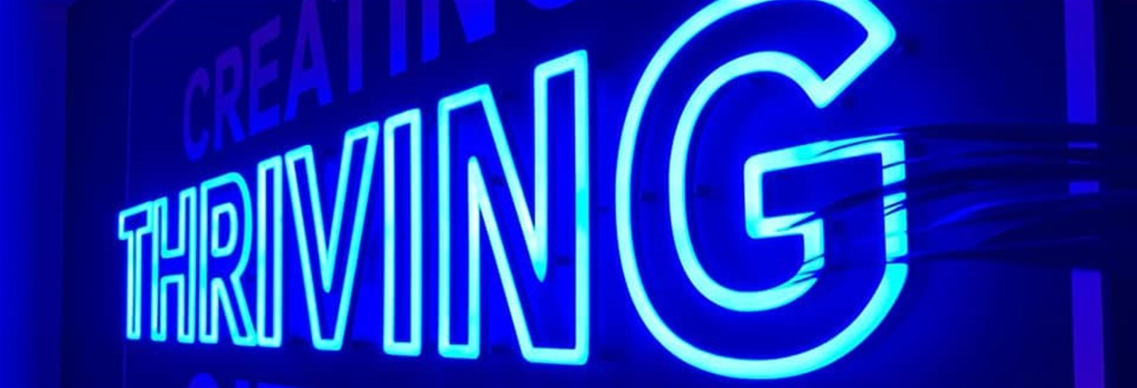 Faux neon illuminated sign in office - Signs Express