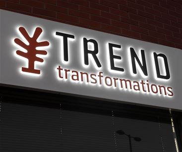 Illuminated fascia sign