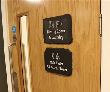 Slate door signs 