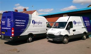 Partial wrap van graphics by Signs Express
