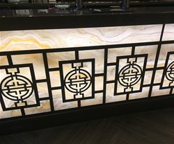 Marble Effect Bar Front