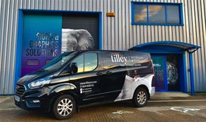 Partial van wrap by Signs Express