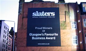 Slaters Large Exterior Promotional Banner