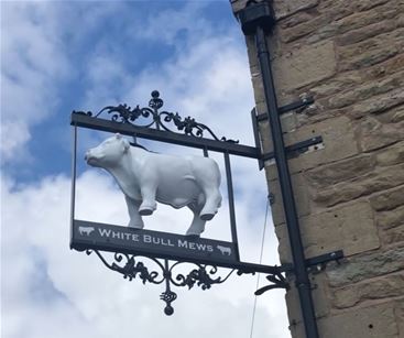 3D printed bull for Lancashire pub external sign